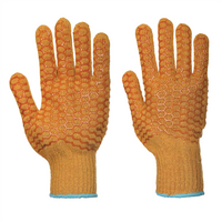 Pracovné rukavice A130 Criss Cross textilné s PVC terčíkmi