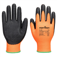 Pracovné rukavice A148 Nitrile High Dotted máčané v nitrile