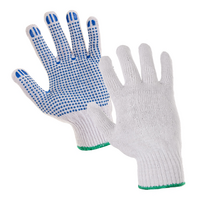 Pracovné rukavice FALO textilné s PVC terčíkmi