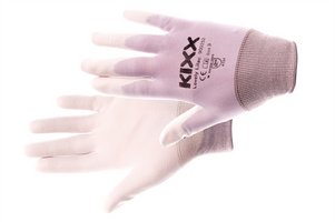 Pracovné rukavice LOVELY LILAC máčané v polyuretáne