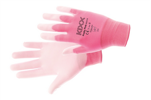 Pracovné rukavice PRETTY PINK máčané v polyuretáne