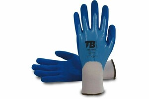 Pracovné rukavice TB 765 TOUCH 3/4 máčané v nitrile