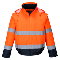 Reflexná bunda C464 Essential Lite Bomber Hi-Vis 2v1