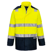 Reflexná bunda FR605 Bizflame Rain Hi-Vis nehorľavá