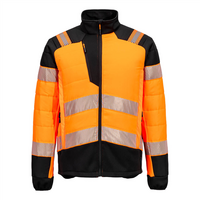 Reflexná bunda T170 PW3 Hi-Vis Hybrid Baffle prešívaná