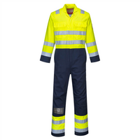 Reflexná kombinéza BIZ7 BIZFLAME WORK Hi-Vis nehorľavá antistatická