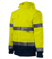 Reflexná zateplená bunda HV GUARD 4v1 Hi-Vis (Nr.5v2)