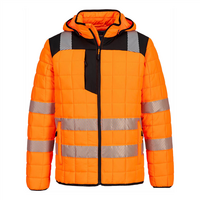Reflexná zateplená bunda T165 PW3 Hi-Vis prešívaná