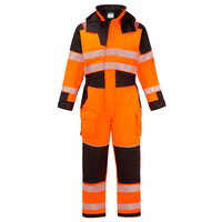 Reflexná zateplená kombinéza FR516 PW3 Modaflame Rain Hi-Vis nehorľavá