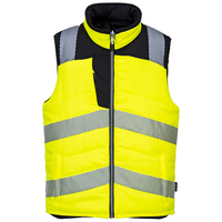 Reflexná zateplená vesta PW374 Hi-Vis obojstranná