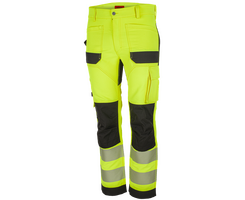 Reflexné monterkové nohavice EREBOS Hi-Vis do pása