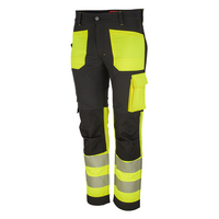 Reflexné monterkové nohavice EREBOS THOUSERS CLASS 1 Hi-Vis do pása