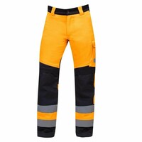 Reflexné montérkové nohavice SIGNAL do pása Hi-Vis