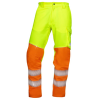 Reflexn&eacute; mont&eacute;rkov&eacute; nohavice SIGNAL do p&aacute;sa Hi-Vis
