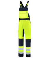 Reflexné nohavice BIB & BRACE BICOLOR Hi-Vis s náprsenkou unisex (Nr.T68)