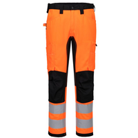 Reflexné nohavice CD848 WX2 Eco Hi-Vis Stretch Trade do pása