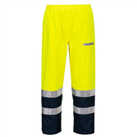 Reflexné nohavice do dažďa FR410 Bizflame Rain+ Hi-Vis do pása nehorľavé