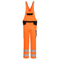 Reflexné nohavice PW244 PW2 Hi-Vis s náprsenkou