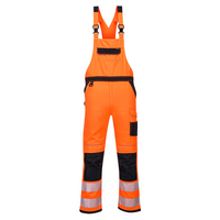Reflexné nohavice PW344 PW3 Hi-Vis s náprsenkou