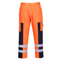 Reflexné nohavice S919 Hi-Vis do pása vodeodolné