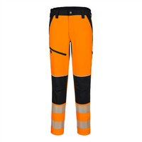 Reflexné nohavice T140 PW3 Hi-Vis strečové do pása
