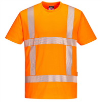 Reflexné tričko R413 RWS Hi-Vis s krátkym rukávom
Toto dopravné tričko je vyrobené z populárnej konfigurácie pásky RWS s použitím našej prémiovej pásky HiVisTex Pro a ponúka zvýšenú viditeľnosť. Má tiež vynikajúcu voľnosť pohybu vďaka svojmu segmentovanému páskovému dizajnu.,Ľahké, štýlové a priedušné, toto tričko je perfektnou voľbou. Odvod vlhkosti textílie pomáha udržať telo v teple, v suchu a chlade. Rebrovaný golier. Veľkorysý na nosenie pre komfort. Tepelne nanášaná segmentovaná reflexná páska pre lepšiu viditeľnosť. 40 UPF tkanina blokuje 98% UV žiarenia. Certifikované EN ISO 20471 po 50 pracích cykloch. Vyhovuje RIS 3279-TOM pre železničný priemysel. Materiál: 100% Polyester, Bird Eye Knit. Veľkosť: S - 4XL. Normy: EN 20471 trieda 2, RIS 3279 TOM Issue 2 (Iba oranžová).   Reflexné tričko R413 RWS Hi-Vis s krátkym rukávom