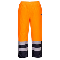 Reflexné zateplené nohavice S598 Hi-Vis do pása