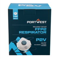Respirátor P211 FFP2 tvarovaný s ventilčekom biela (1bal=10ks)