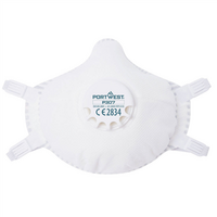 Respirátor P307 FFP3 tvarovaný s ventilčekom biela (1bal=5ks)