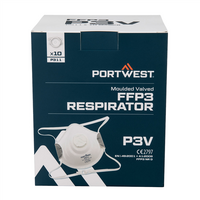 Respirátor P311 FFP3 tvarovaný s ventilčekom biela (1bal=10ks)