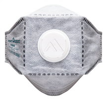 Respirátor P392 FFP3 skladací s ventilčekom biela (1bal=10ks)