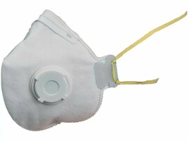 Respirátor skladací SPIRO FFP1 s ventilčekom (3ks/bal) (s blistrom) biela