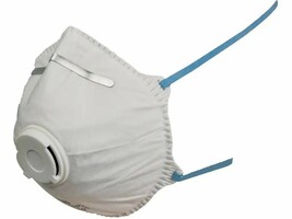 Respirátor tvarovaný SPIRO FFP2 s ventilčekom (3ks/bal) (s blistrom) biela