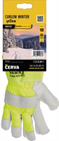 Rukavice CURLEW WINTER Hi-Vis reflexná žltá č.10 s blistrom