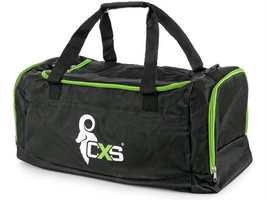 Športová taška CXS 75x37,5x37,5 cm, čierno-zelená
