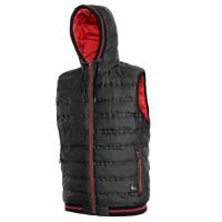 Vesta OVERLAND zateplená pánska čierno-červená XS