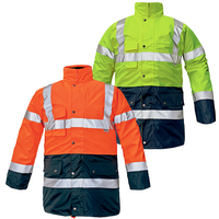 Zateplená reflexná bunda BI ROAD Hi-Vis 4v1