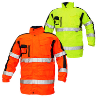 Zateplená reflexná bunda TRIPURA Hi-Vis 4v1