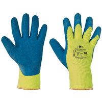 Zateplen&eacute; pracovn&eacute; rukavice NIGHTJAR m&aacute;čan&eacute; v latexe (s blistrom)