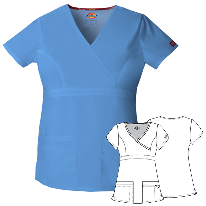 Bl&uacute;za 85820 zdravotn&iacute;cka d&aacute;mska neb.modr&aacute; XXS