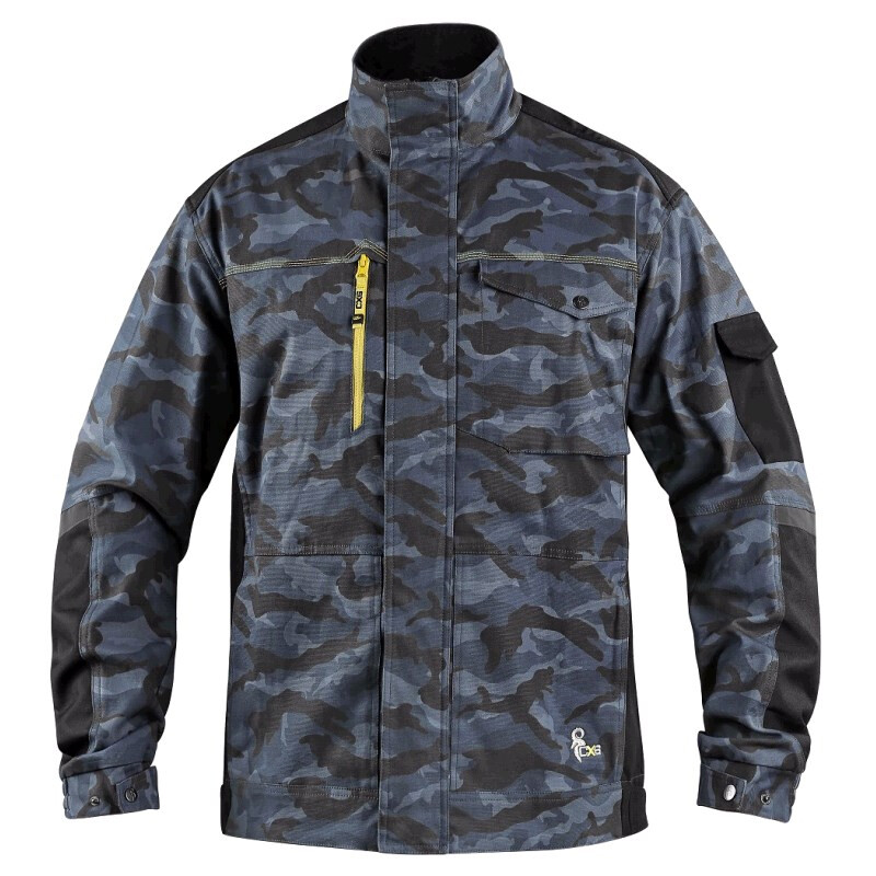 Bl&uacute;za CXS STRETCH modr&yacute; mask&aacute;č č.46