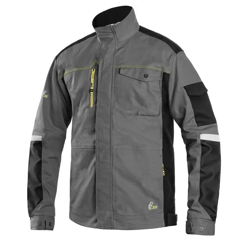 Bl&uacute;za CXS STRETCH zateplen&aacute; sivo-čierna č.46-48