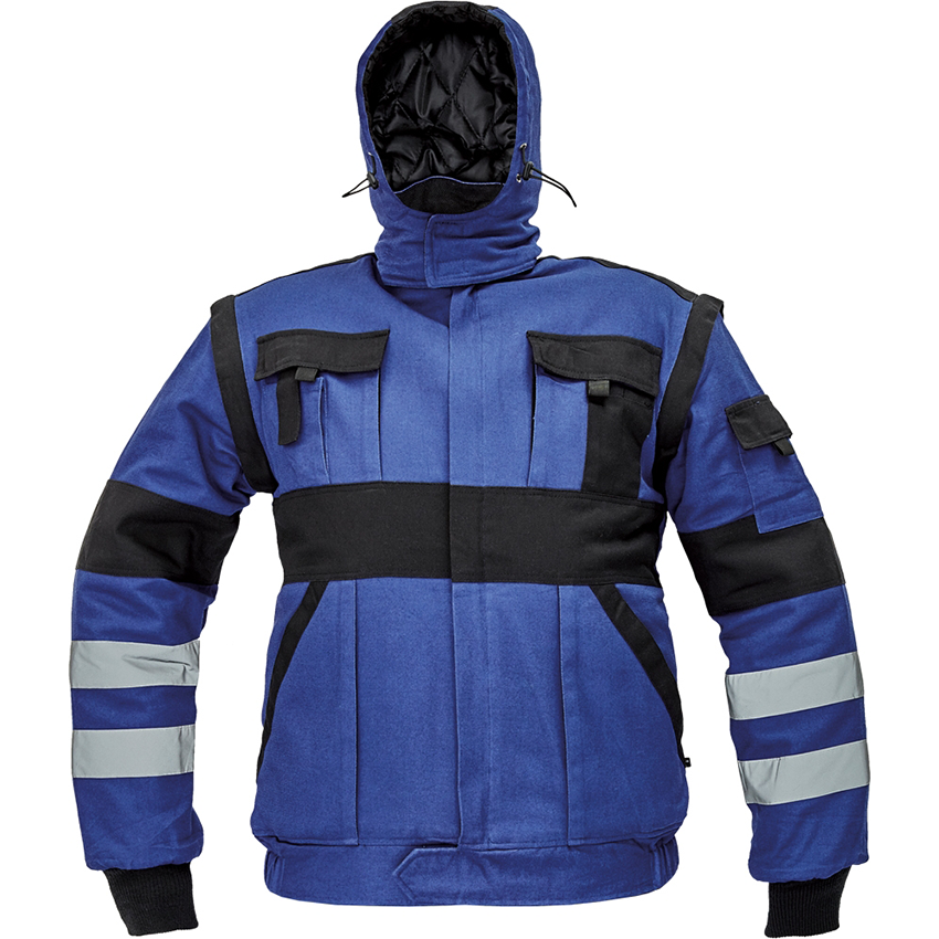 Bl&uacute;za MAX WINTER REFLEX zateplen&aacute; modro-čierna č.54
