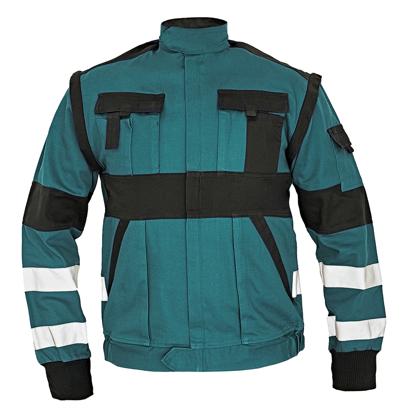 Bl&uacute;za MAX WINTER REFLEX zateplen&aacute; zeleno-čierna č.60