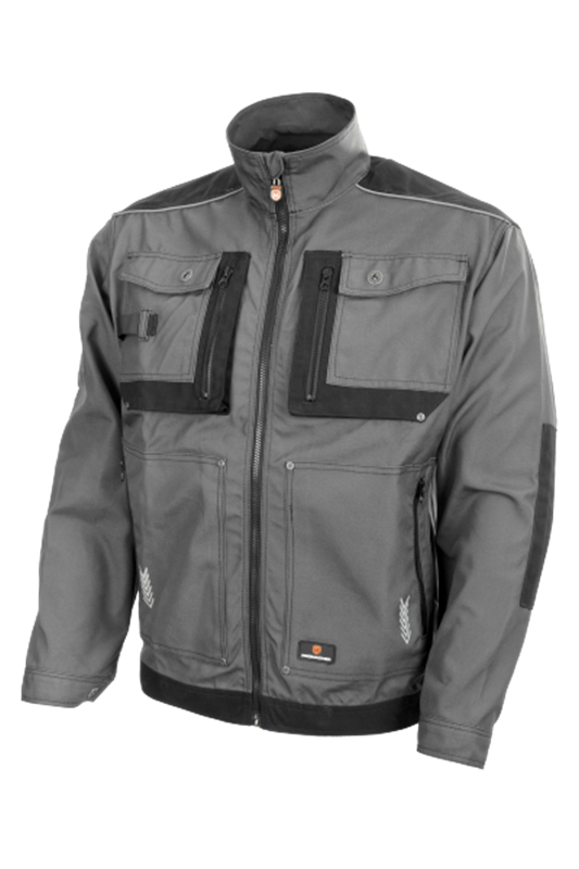 Bl&uacute;za MYRON JACKET GREY siv&aacute; XL (56-58)