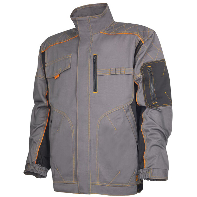 Bl&uacute;za VISION zateplen&aacute; sivo-oranžov&aacute; XXL