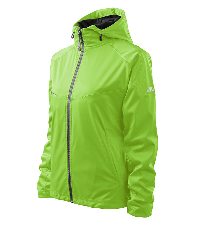 Bunda COOL softshellová dámska apple green S Bunda COOL softshellová dámska apple green S
