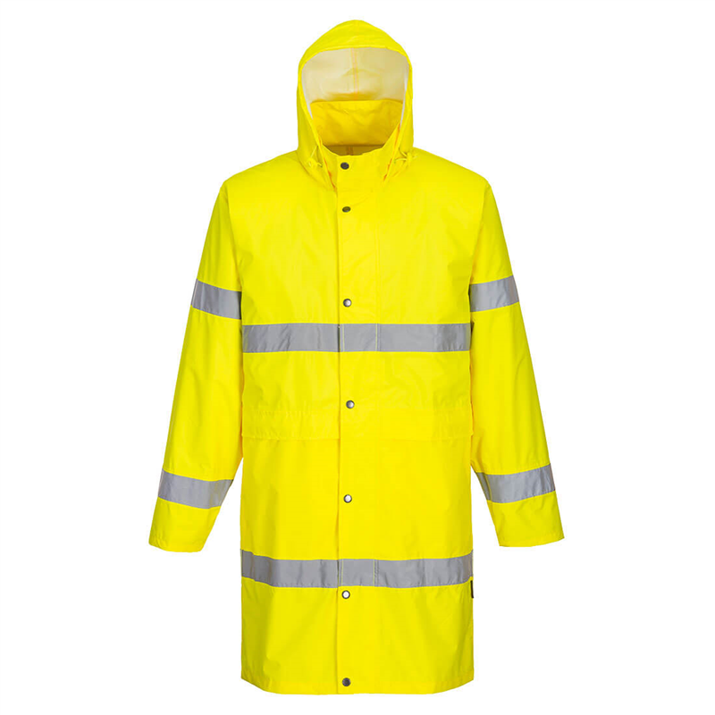 Bunda do dažďa H442 190T Hi-Vis reflexn&aacute; žlt&aacute; XS
