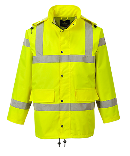 Bunda do dažďa RT60 300D Hi-Vis reflexn&aacute; žlt&aacute; XXXL