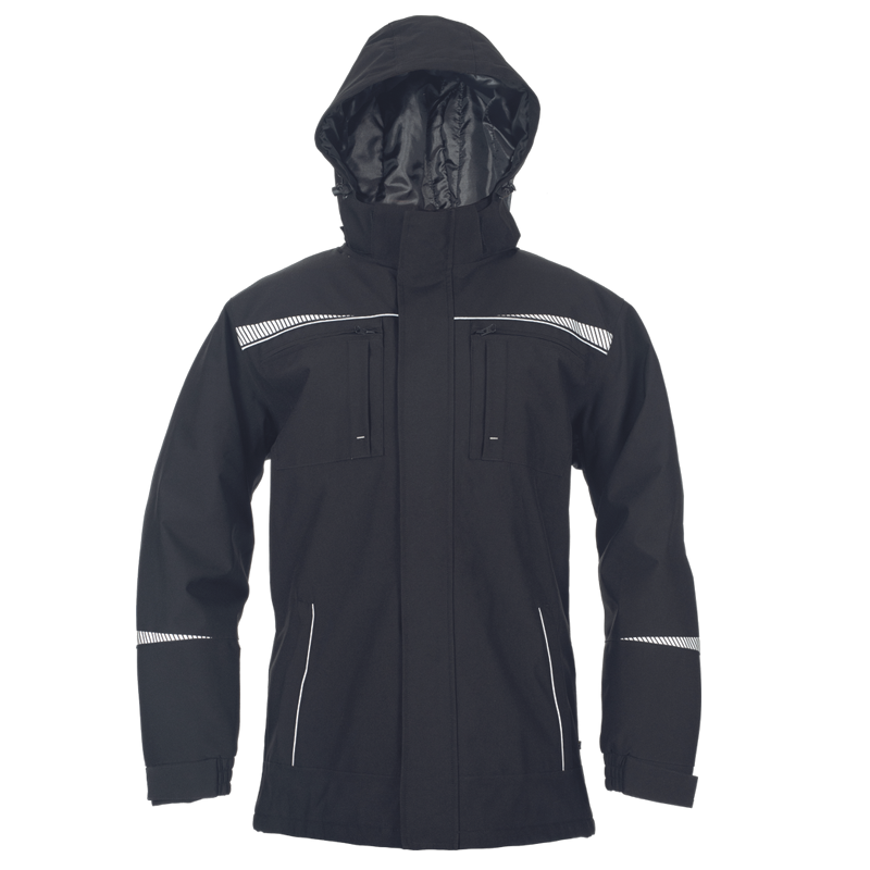 Bunda EMERTON STR parka zateplen&aacute; čierna 4XL 